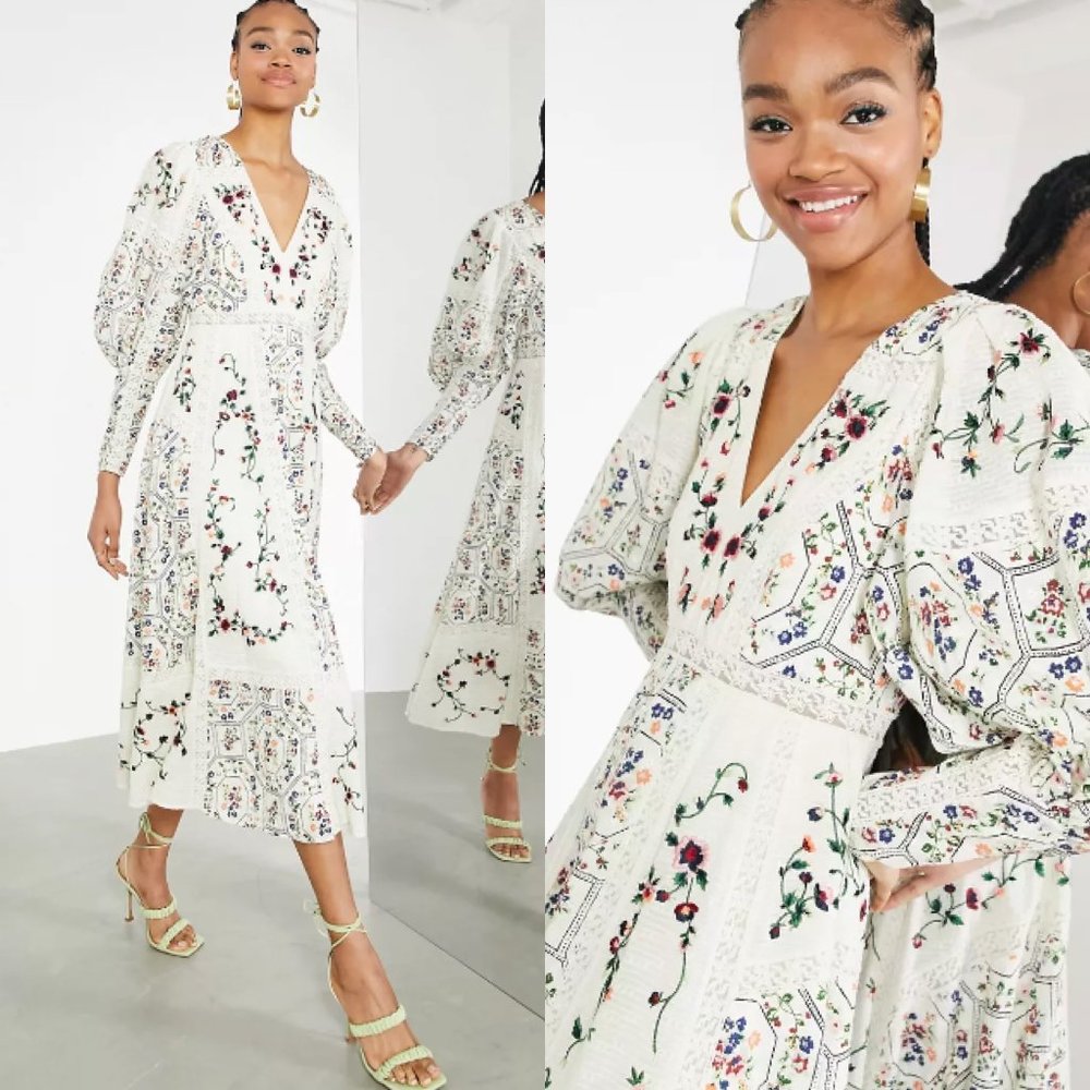 NWOT Midi dress by ASOS EDITION (worn on Emily in Paris)